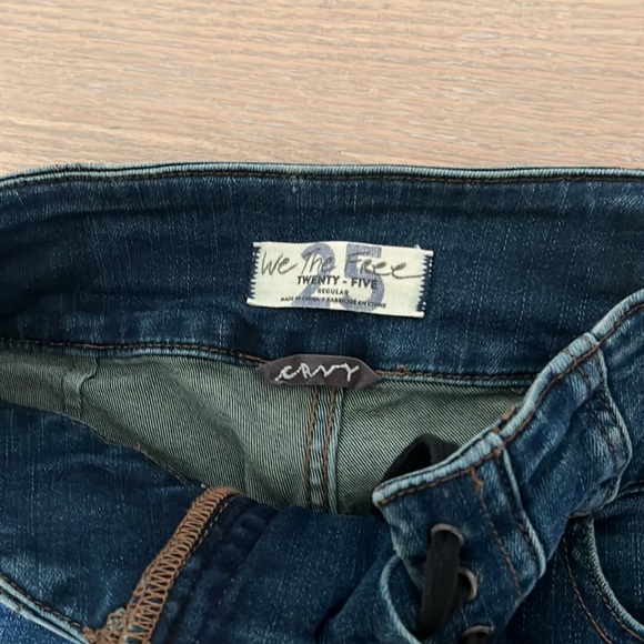 Free People Lace up denim pants - Picture 4 of 4